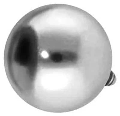 Produktbild von Titan Schraubkugel mit Außengewinde Silber Kugelgröße: 4mm