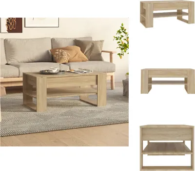 Obrázek produktu pro vidaXL Konferenční stolek Sonoma dub 102x55x45 cm materiál na bázi dřeva - Konferenční stolky