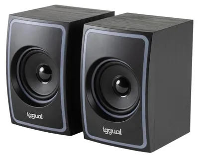 Produktbild von iggual IGG320716, 2.0 Kanäle, Verkabelt & Kabellos, 10 W, 220 - 20000 Hz, Schwarz
