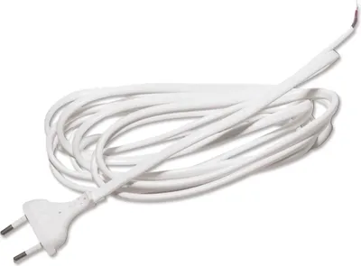 Produktbild von Anschlussleitung mit Euro-Flachstecker, L 3000 mm, eine Seite mit Aderendhülsen,