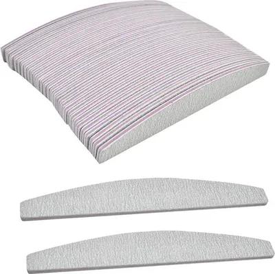Produktbild von Professionelle 100/180 Nagelfeilen Set 50 Stück - Doppelseitige Feilen für perfekte Nagelpflege