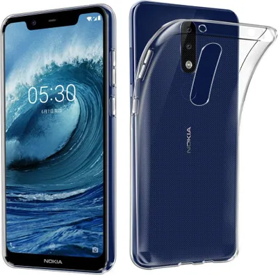 Image de Housse pour Nokia 5.1 PLUS - Housse transparente pour téléphone portable Anti-rayures Ultra fine Phonillico®