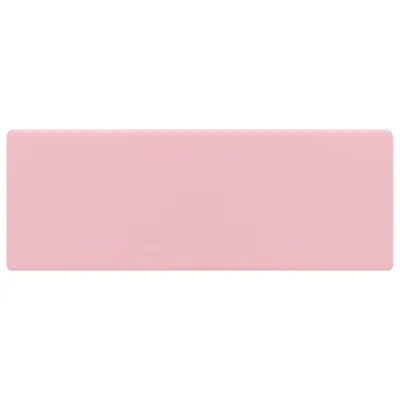 Image de vidaXL Lavabo de luxe Débordement Carré Mat Rose 41x41 cm