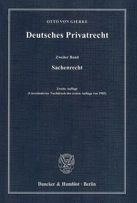 Produktbild von Deutsches Privatrecht 2