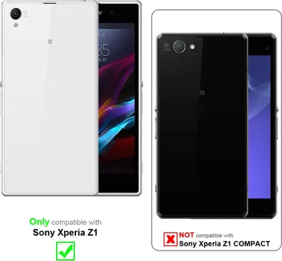 Obrázek produktu pro Cadorabo pouzdro pro Sony Xperia Z1 Protective Cover in Blue Pouzdro na mobilní telefon Book Case Cover