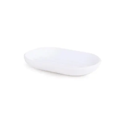 Immagine prodotto di Umbra Bath Touch Seifenschale, Seifenbehälter, Seifenablage, Seifenschälchen, Soft Touch Kunststoff, Weiß, 023272660