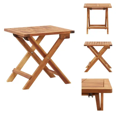 Produktbild von vidaXL Klappbarer Garten-Couchtisch 40 x 40 x 40 cm Massivholz Akazie - Gartentische