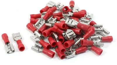 Zdjęcie produktu dla Zaciski żeńskie, 50 sztuk, 22–16 AWG, do połączeń kablowych