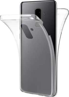 Produktbild von Full Cover Für Samsung Galaxy J8 2018 Silikon 6" TPU 360° Transparent Schutzhülle