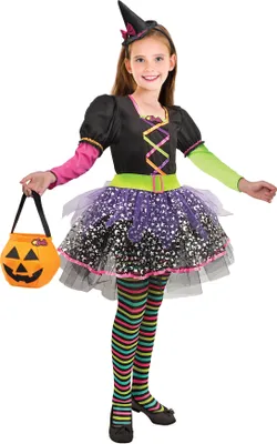 Produktbild von Barbie Hexe Halloween Special Edition Kostümkleid Verkleidung offizielles Mädchen (Größe 3—4 Jahre)