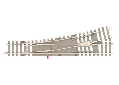 Produktbild von Minitrix 14538 Handweiche links 15° Beton.