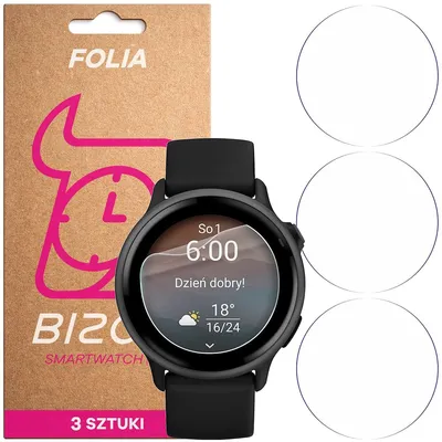 Produktbild von 3x Schutzfolie für den Bildschirm für Garmin Vivoactive 6, Bizon Watch HydroFlex