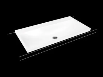 Produktbild von Kaldewei 904007203001 Aufs.-WT SILENIO Mod.3041, 900 x 460,