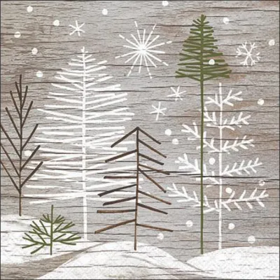 Produktbild von Weihnachten - Cocktail Servietten 25 x 25 cm – 3-lagig – 15