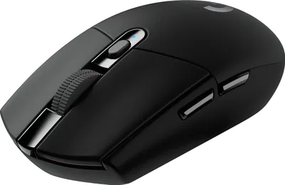 Produktbild von Logitech G G305, rechts, Optisch, RF Wireless, 12000 DPI, 1 ms, Schwarz