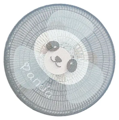 Zdjęcie produktu dla Okrągła osłona ochronna na wentylator elektryczny, osłona przeciwpyłowa do wentylatora stojącego, nadająca się do prania, zapewniająca bezpieczeństwo, siatkowa osłona dla dzieci, wzór panda, wysokość 45 cm / 17,7 cala
