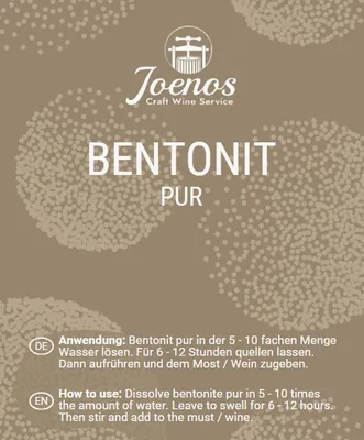 Produktbild von Bentonit eisenarm zum Mitvergären geeignet Most 1 kg