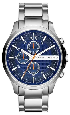Produktbild von Armani Exchange Ax2155 46mm 5atm Quartz Analogical Uhr Silber  Mann Silber One Size