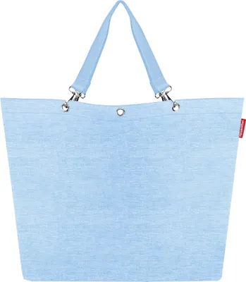 Produktbild von reisenthel shopper XL, Einkaufstasche, Tragetasche, Tasche, Twist Powder Blue, 35 L, ZU4119