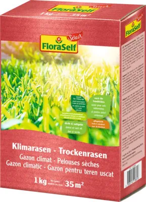 Produktbild von Trockenrasen - Klimarasen FloraSelf Select 1 kg / 35 m²