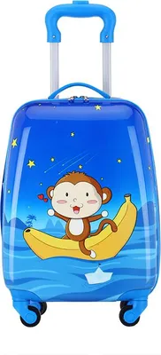 Produktbild von TheTrueC Kinder Trolley, Hartschale, affe