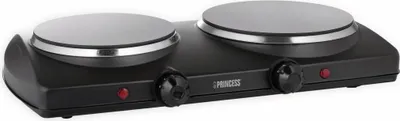 Zdjęcie produktu dla Podwójna płyta grzewcza PRINCESS 303021, czarna, 2000 W