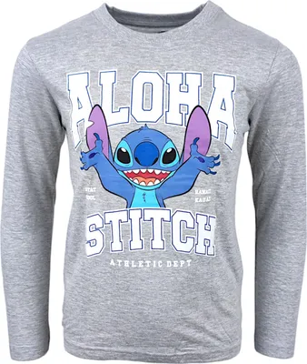 Produktbild von Langarmshirt Disney Lilo & Stitch Grau 104 cm