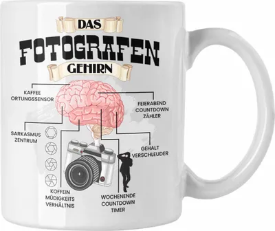 Produktbild von Trendation - Fotografen Tasse Lustiges Geschenk für Fotografin Spruch Becher Geburtstag Weihnachten (Weiß)