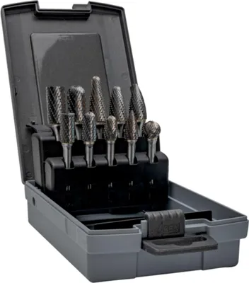 Produktbild von Bahco Hartmetall-Frässtifte-Satz für Metall, 10-tlg