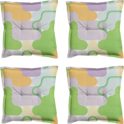 Produktbild von Madison - Sitzkissen Grafi flieder - ca. 50x50 cm - 4er-Set