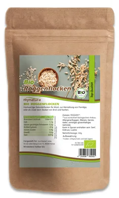Produktbild von Mynatura  Roggenflocken – ab 1000g - 500g