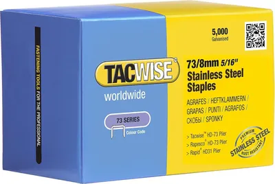 Produktbild von TACWISE Heftklammern 73/8 mm Edelstahl 5.000 Stück