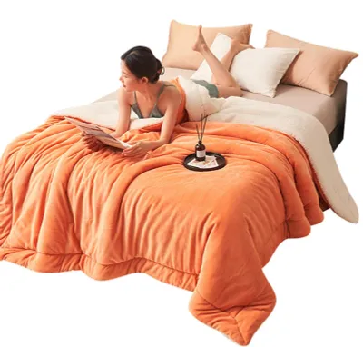 Imagen del producto de Manta de forro polar suave y acogedora, ideal para brindar comodidad y estilo