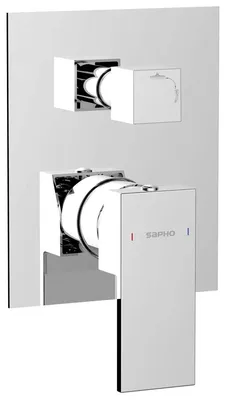 Obrázok produktu pre Podomietková sprchová batéria CUBEMIX, 2-cestná, chróm