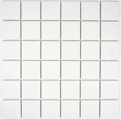 Produktbild von Mosaikfliese Keramik altweiß RUTSCHEMMEND RUTSCHSICHER MOS14-0111-R10_f