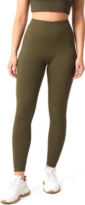 Produktbild von Björn Borg - Damen - Studio Highwaist Rib Tights - Grün - Gr. S
