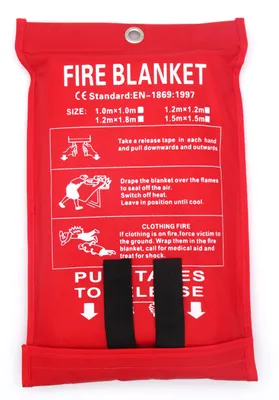 Feuerdecke aus Glasfaser, 1,2 x 1,2 m, für Küche, Kamin, Grill, Auto