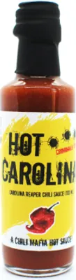 Produktbild von HOT Carolina Chilisauce 100 ml Chili Mafia Hot Sauce -10 von 10 sehr scharf Carolina Reaper
