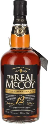 Produktbild von The Real McCoy 12 Years Old Single Blended Rum 46% Vol. 0,7l