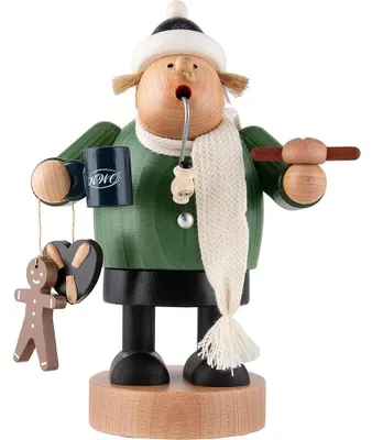 Produktbild von Weihnachtsmarktbesucher (20cm) Räuchermann von KWO