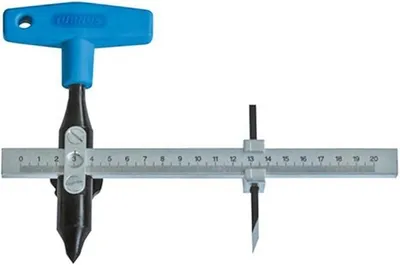 Productafbeelding van Scheibensnijder, werkgebied 40-400 mm. Met 1 mes - 321-400
