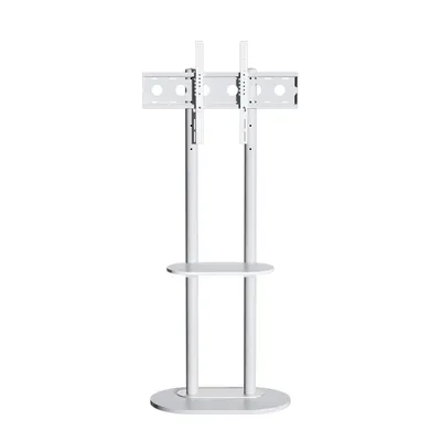 Obrázok produktu pre WISFOR TV stojan Výškovo nastaviteľný, TV stojan s 2 mramorovými policami, univerzálny TV stojan pre 40"-75", VESA 600x400mm, do max. 40k