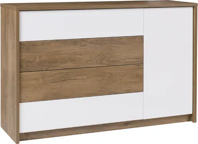 Produktbild von Kommode Moderne LATIKA aufklappbare Kommode mit 4 Schubladen