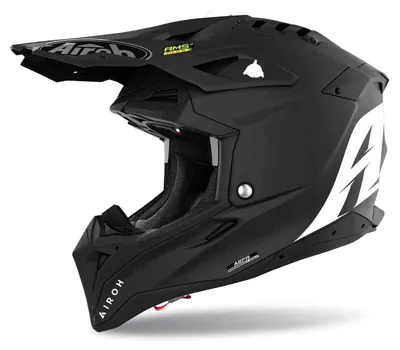 Image de Casque de motocross AIROH Aviator 3 noir mat taille S