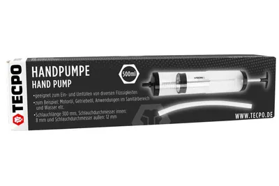 Produktbild von TECPO Motor Öl Wechsel Absaugpumpe Umfüllpumpe 500 ml Handpumpe