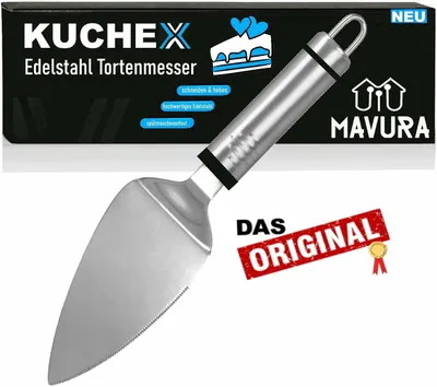 Image de KUCHEX Pelle à tarte Acier inoxydable Couteau à tarte Pelle à pizza