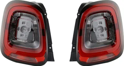 Image de Kit de feux arrière LED gauche et droite, compatible avec Fiat 500X 334, sans support de lampe, marque Johns