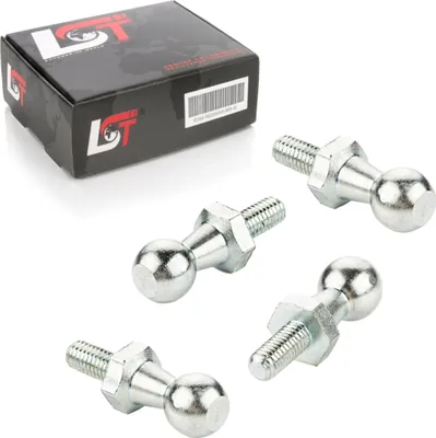Produktbild von 4x Kugelzapfen Kugelkopf M5 10mm Gasfeder DIN71803 für KIA HYUNDAI DAIHATSU