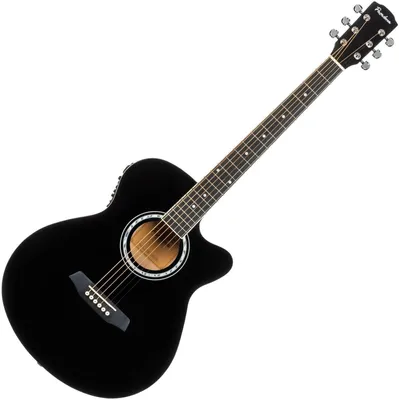 Obrázok produktu pre Pasadena PGC-10E Black Elektroakustická gitara Jumbo