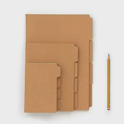 Produktbild von Famanu A4 Notizbuch Set mit Register - 4 Notizbücher
